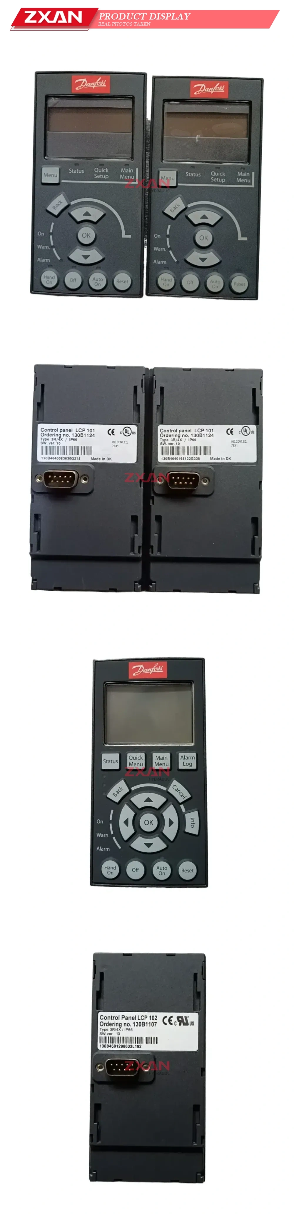 Danfoss LCP 101 / LCP 102 Control Panel Description