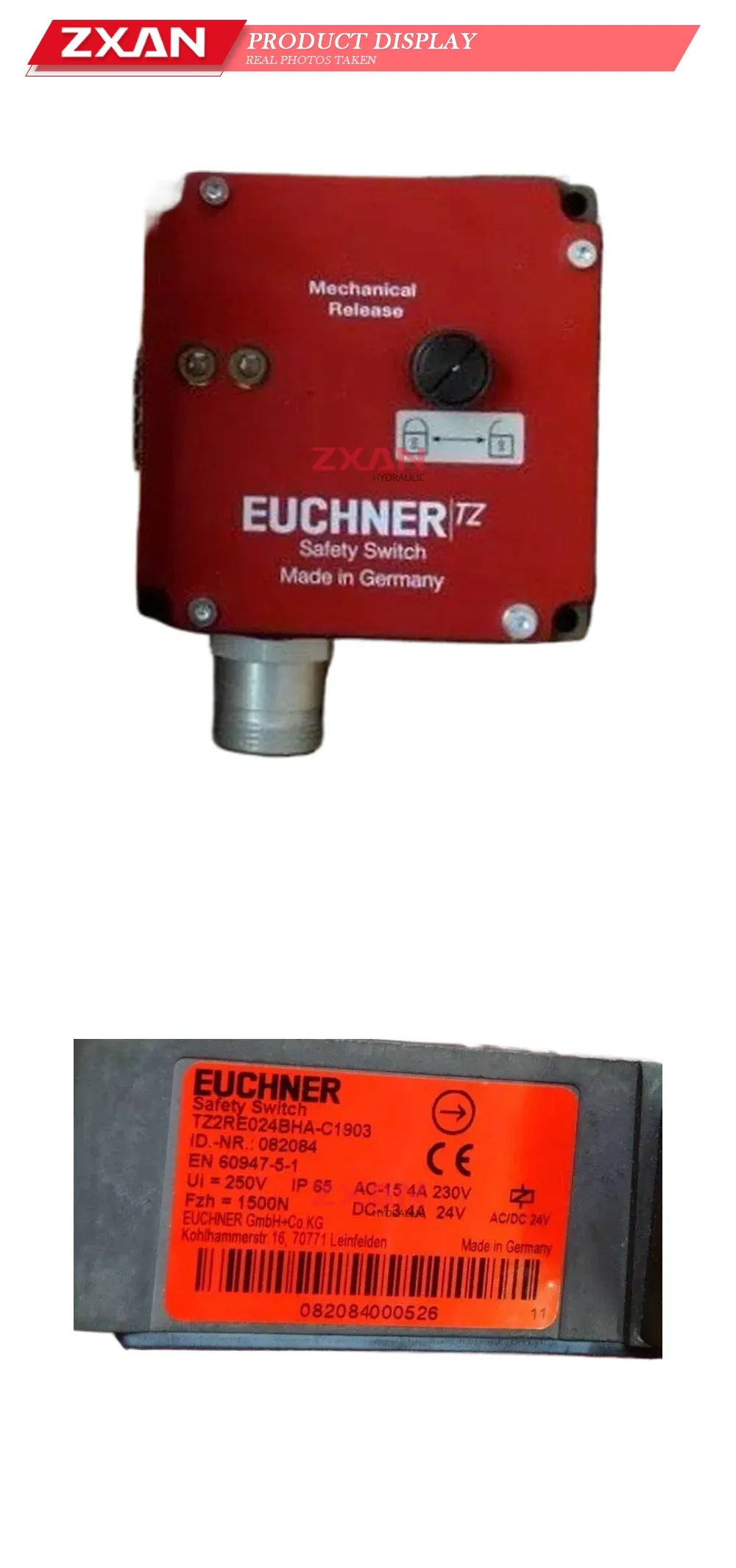 EUCHNER TZ2RE024BHA-C1903 Safety Switch Description