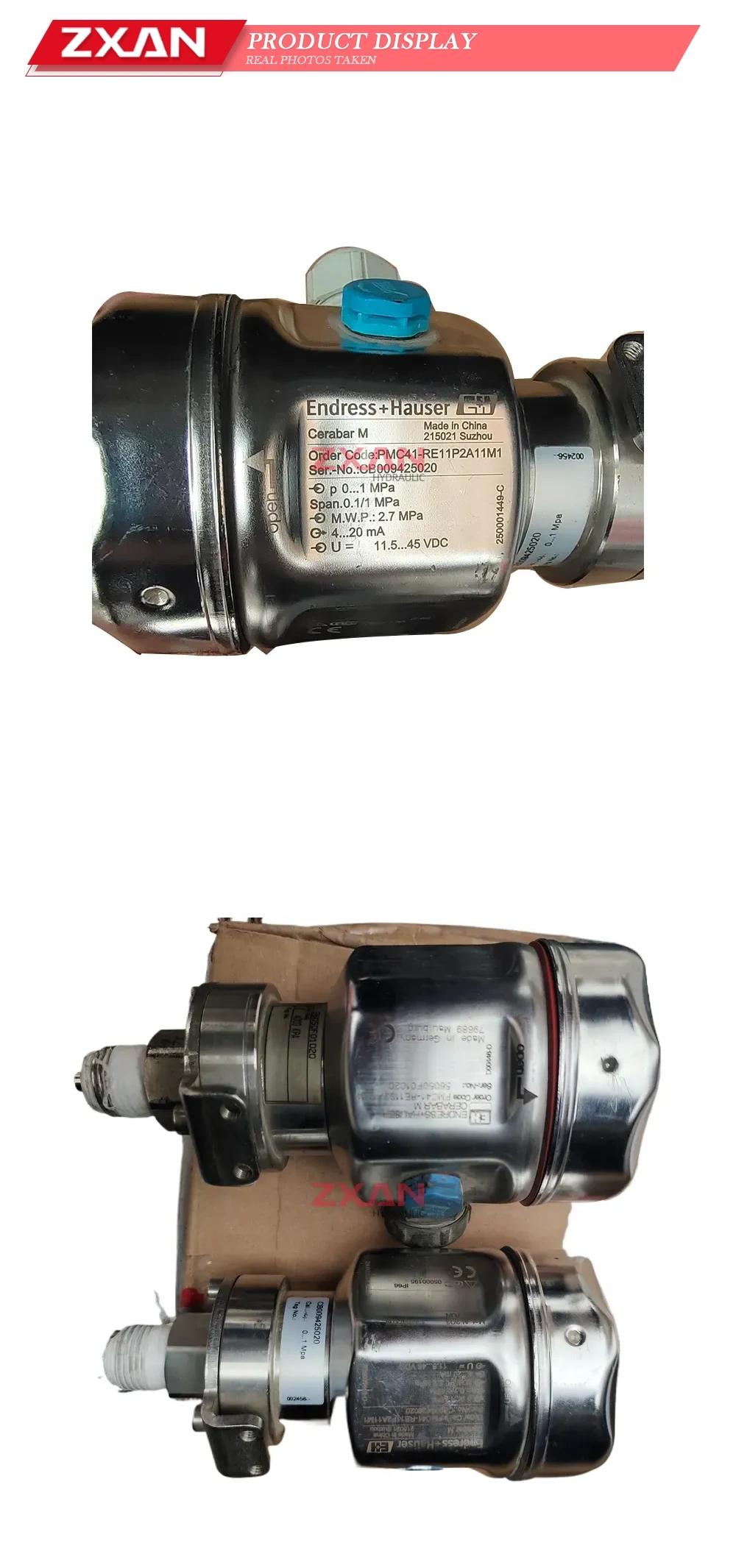 Endress+Hauser Cerabar M PMC41 Pressure Transmitter Description