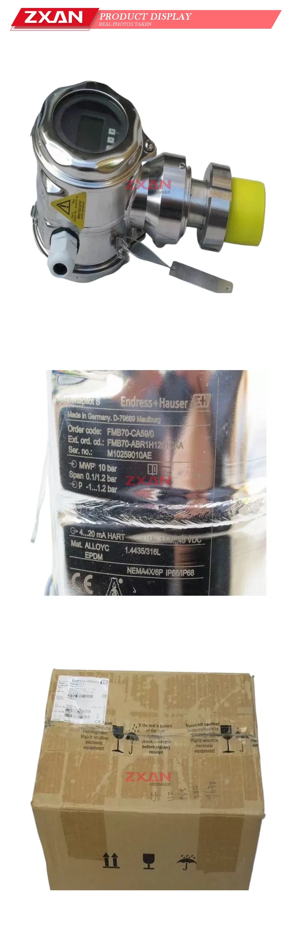 Endress+Hauser FMB70-CA59/0 Ceramabar S Pressure Transmitter Description