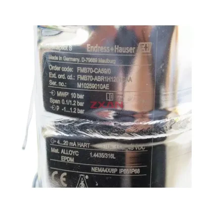 Endress+Hauser FMB70-CA59/0 Ceramabar S Pressure Transmitter