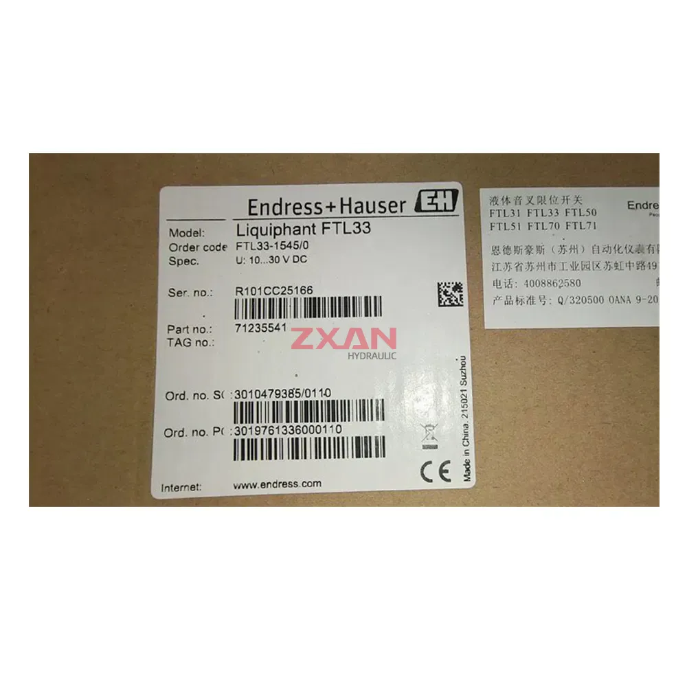 Endress+Hauser FTL33-1545-0 Vibrating Level Switch-img1 Endress+Hauser FTL33-1545/0 Vibrating Level Switch