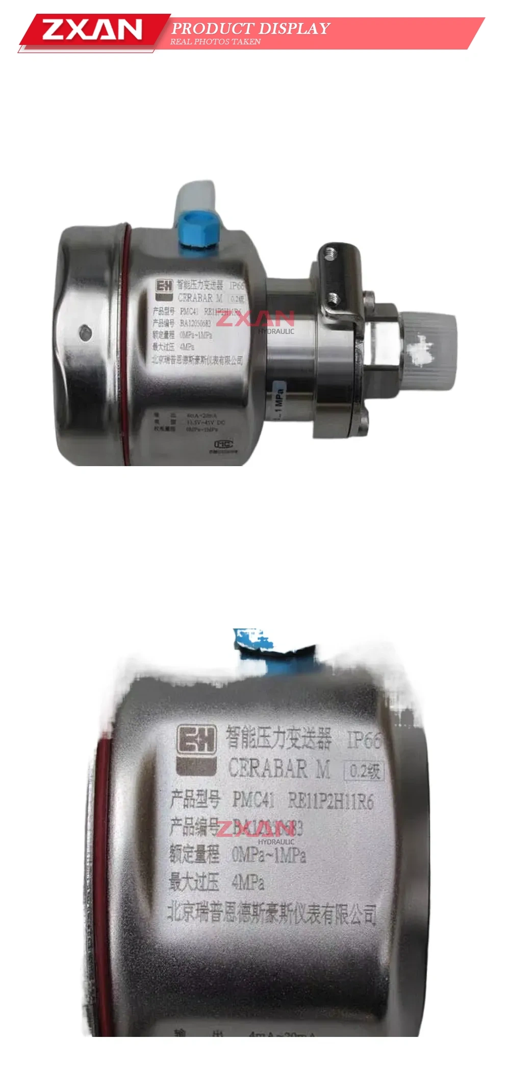 Endress+Hauser PMC41 RE11P2H11R6 Pressure Transmitter Description