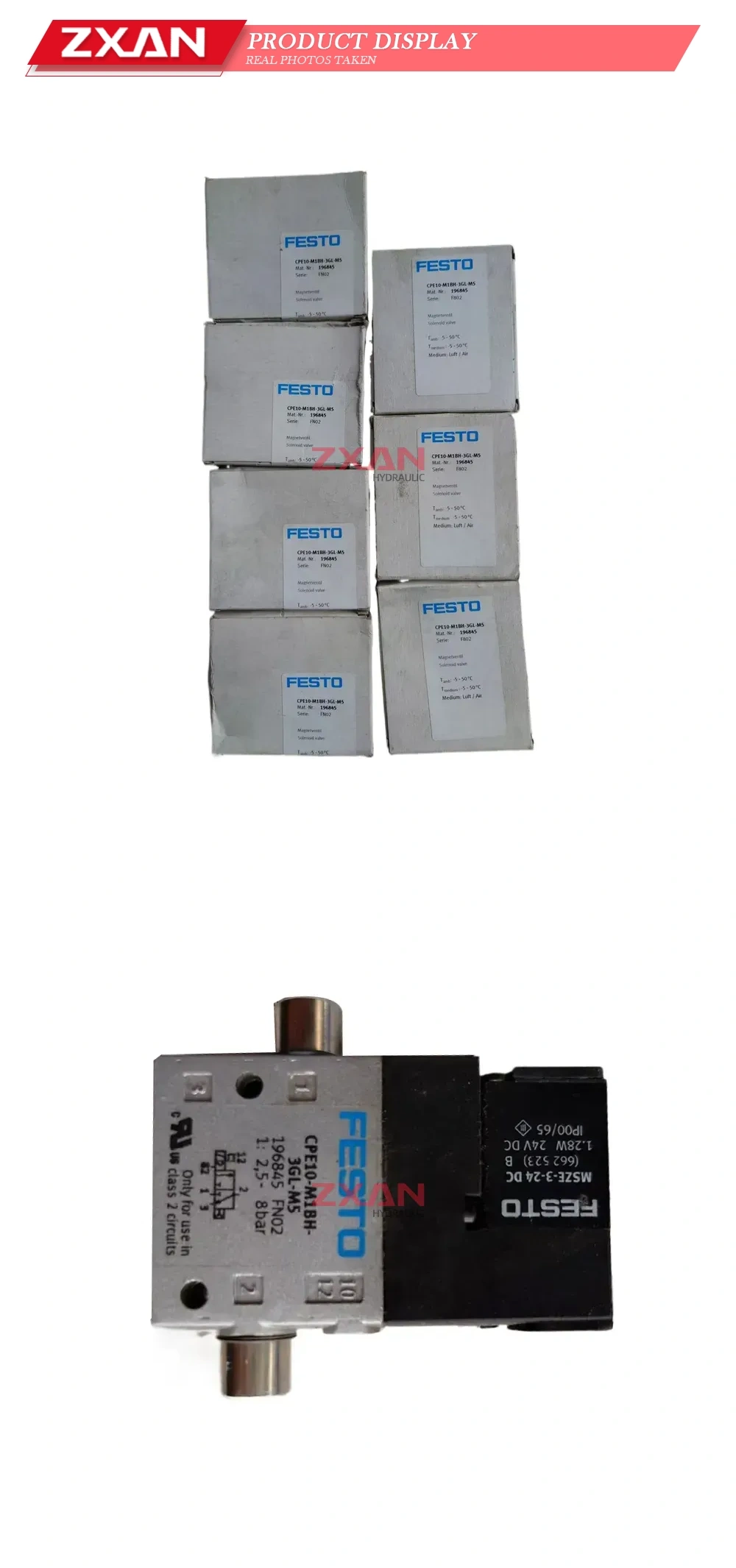 FESTO CPE10-M1BH-3GL-M5 Solenoid Valve Description