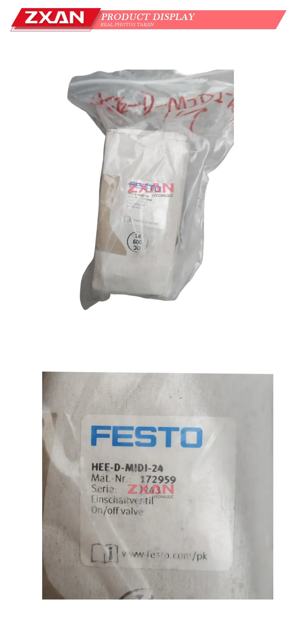 FESTO HEE-D-MIDI-24 On/off valve Description