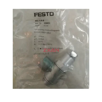 FESTO HGL-3/8-B Piloted check valve
