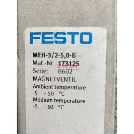 FESTO MEH-3/2-5,0-B Solenoid Valve