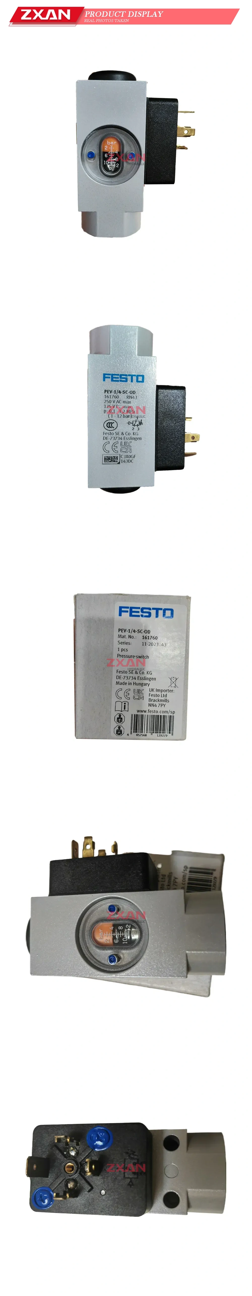 FESTO PEV-1/4-SC-OD Pressure Switch Description