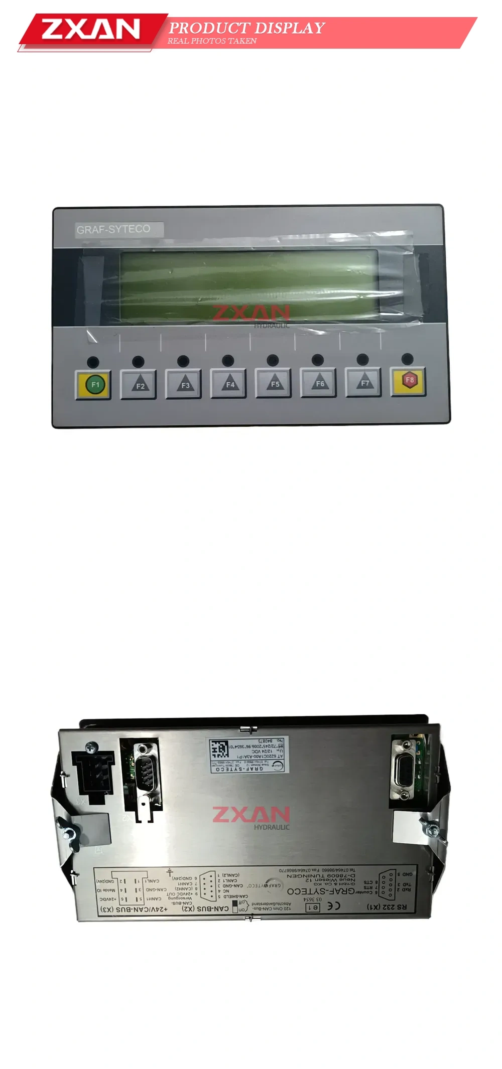 GRAF-SYTECO AT 6220C1A00-A3A1-P1 Industrial Control Panel / Operator Interface Description