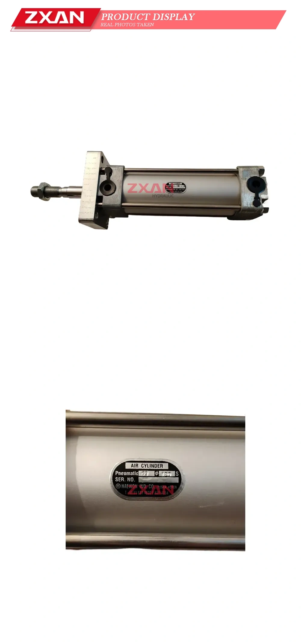 HAEWON SB φ125 S Pneumatic Air Cylinder Description
