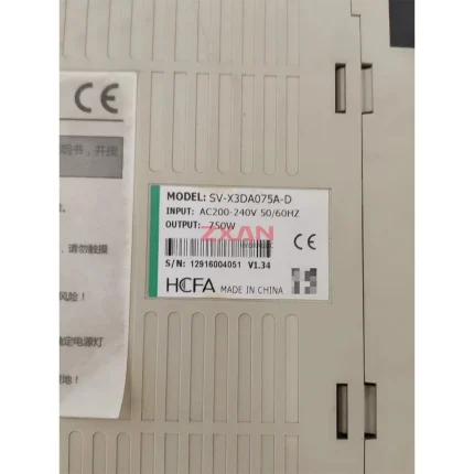 HCFA SV-X3DA075A-D Servo Driver