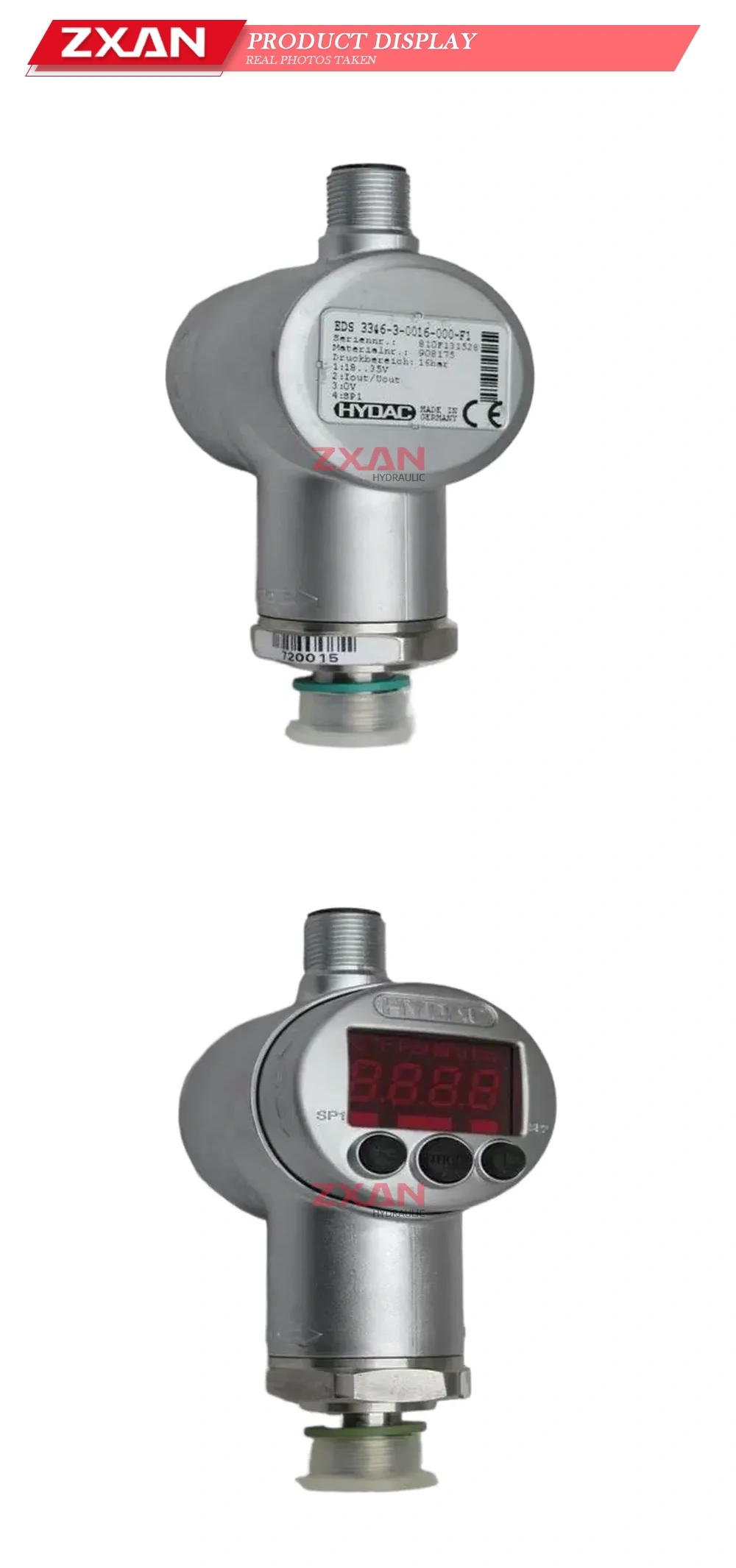 HYDAC EDS 3346-3-016-000-F1 Electronic Pressure Switch Description