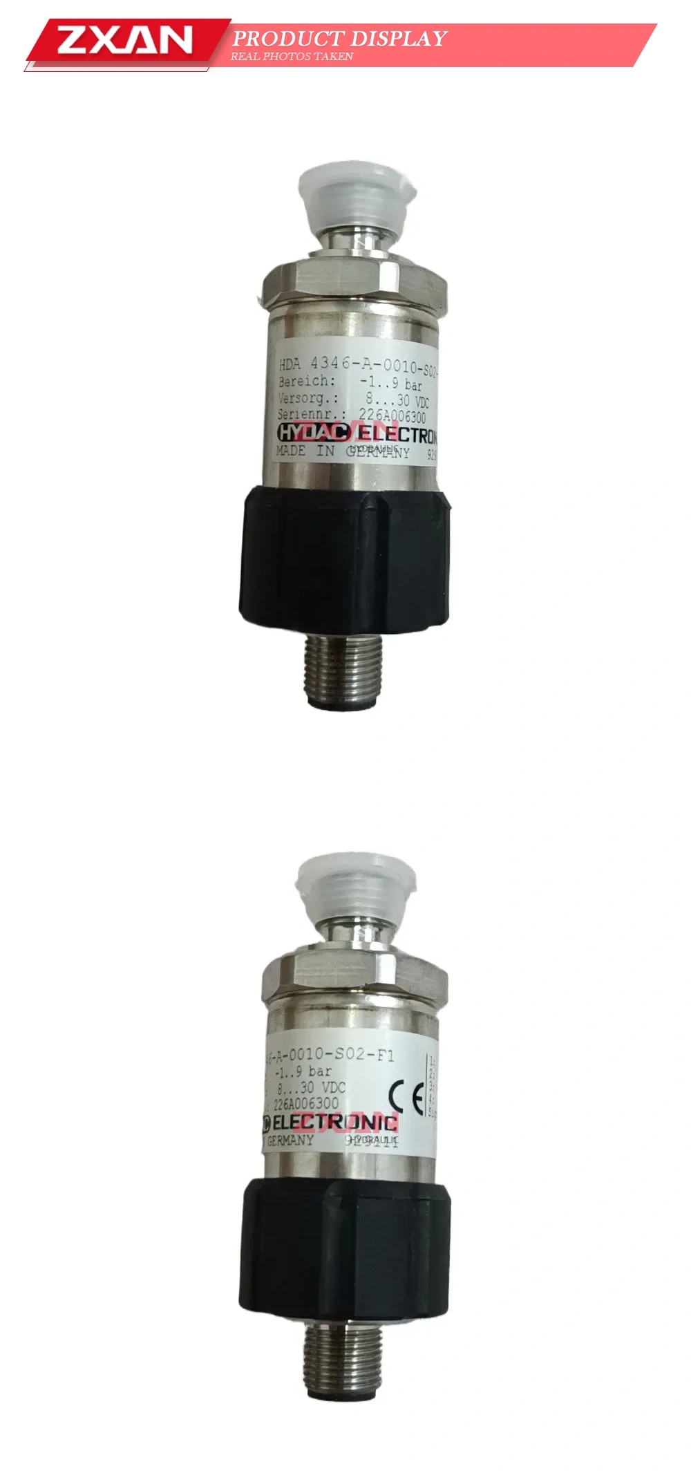 HYDAC HDA 4346-A-0010-S02-F1 Pressure Transducer Description