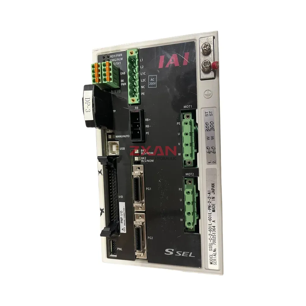 IAI SSEL-C-2-60IL-60IL-PN-2-2-AL Servo Controller-img1 IAI SSEL-C-2-60IL-60IL-PN-2-2-AL Servo Controller