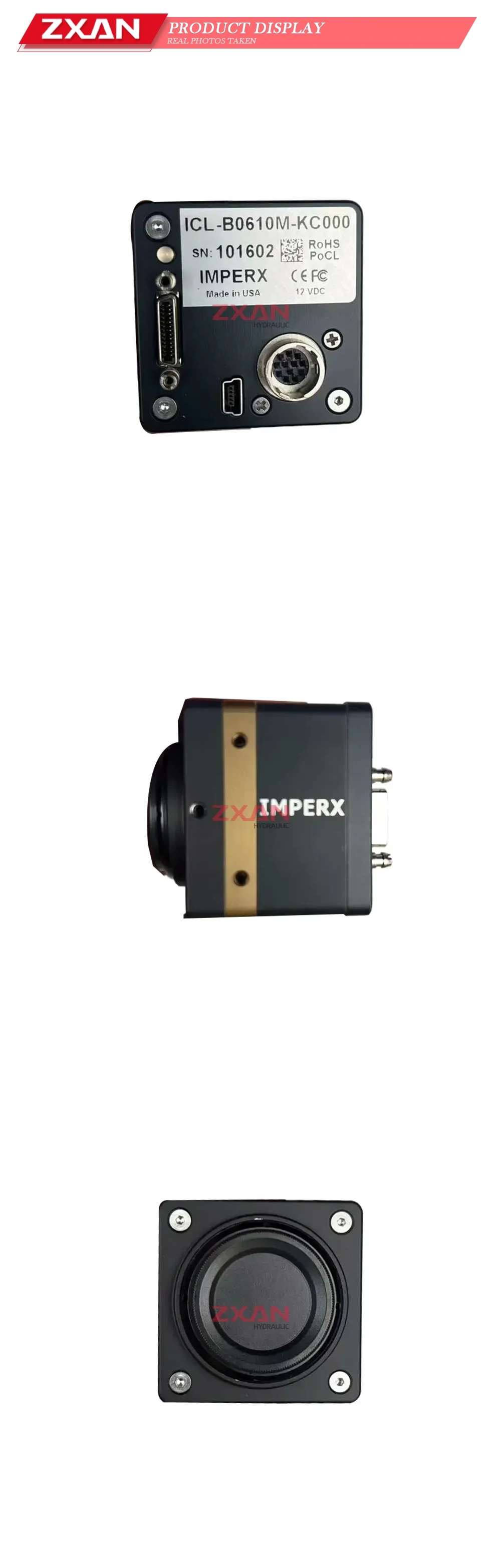 IMPERX ICL-B0610M-KC000 Industrial Camera Description