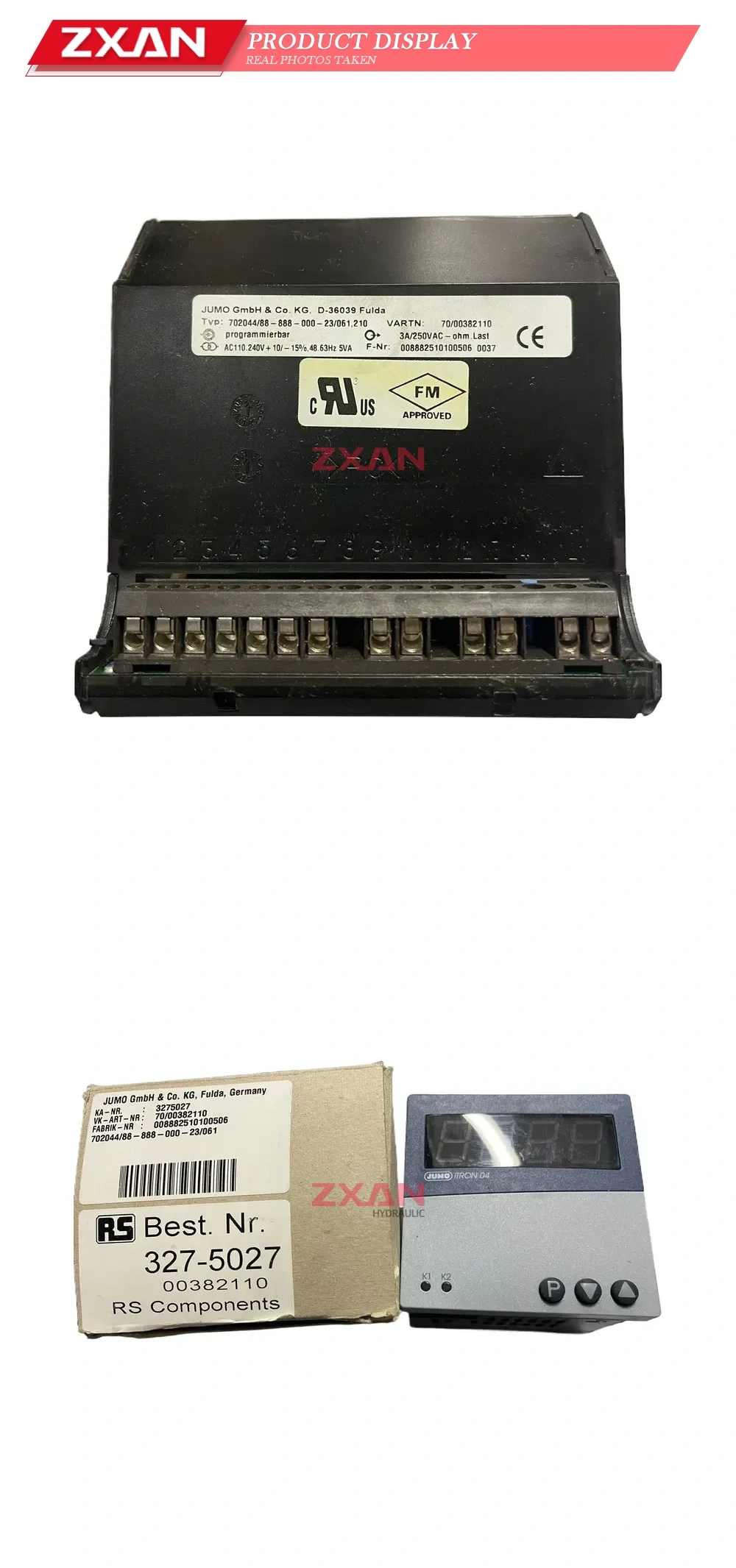 JUMO 702044/88-888-000-23/061,210 Digital Process Controller Description