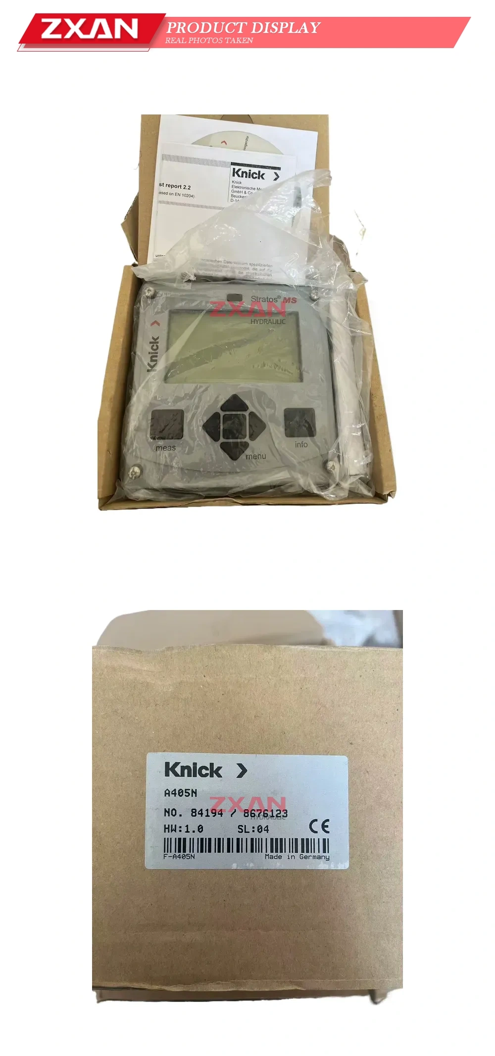 Knick A405N Universal Process Analyzer / Transmitter Description
