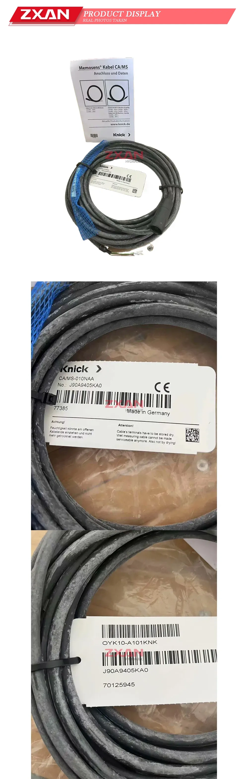 Knick CA/MS-010NAA Memosens Connection Cable Description