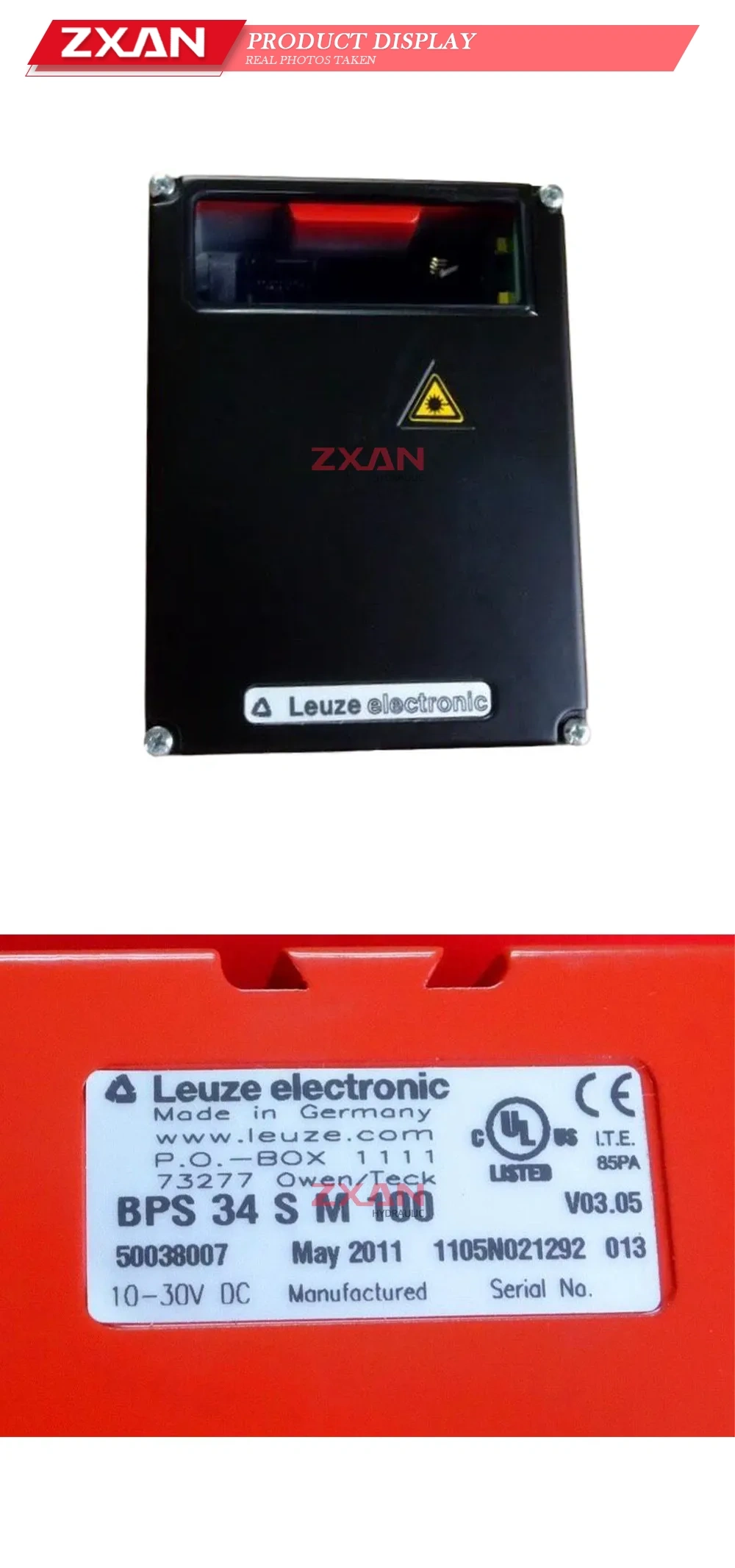 Leuze electronic BPS 34 S M 100 Optical Barcode Positioning Sensor Description