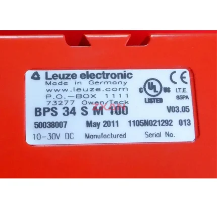 Leuze electronic BPS 34 S M 100 Optical Barcode Positioning Sensor
