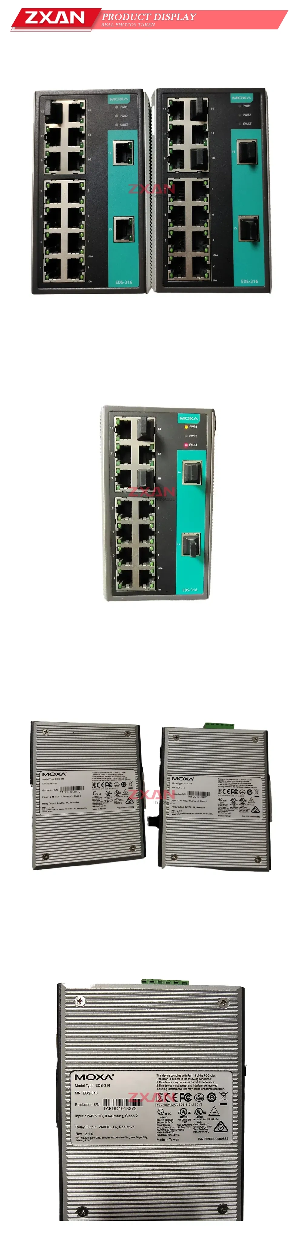 MOXA EDS-316 Industrial Ethernet Switch Description