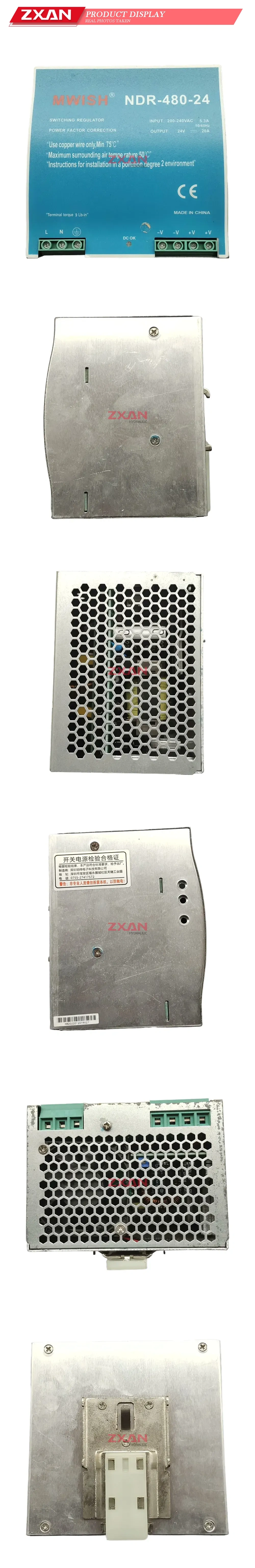 MWISH NDR-480-24 Switching Regulator Power Supply Description