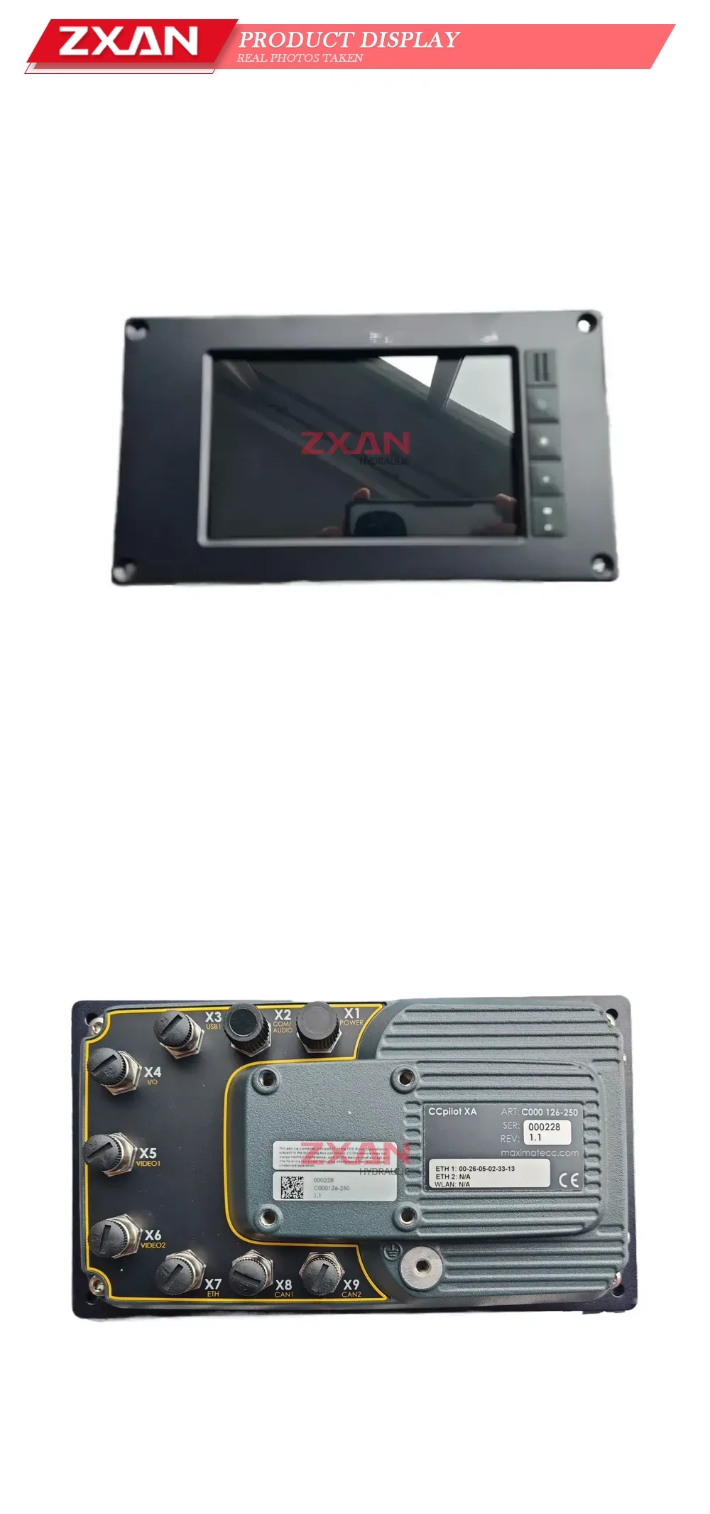 MaxiMaTec CCpilot XA Industrial Display Panel Description