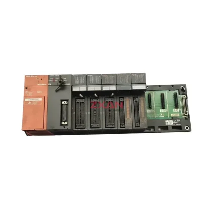 Mitsubishi A2USCPU PLC System / Programmable Logic Controller Module Assembly