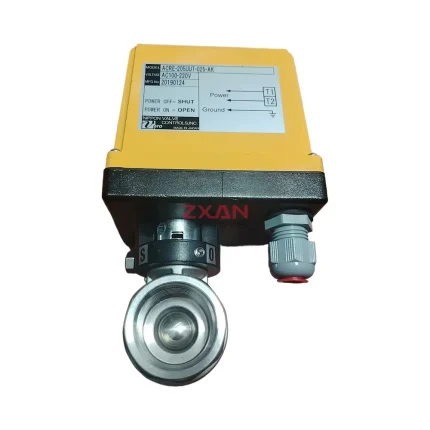 Nippon Valve Controls ACRE-205UUT-025-AK Electric Actuated Ball Valve