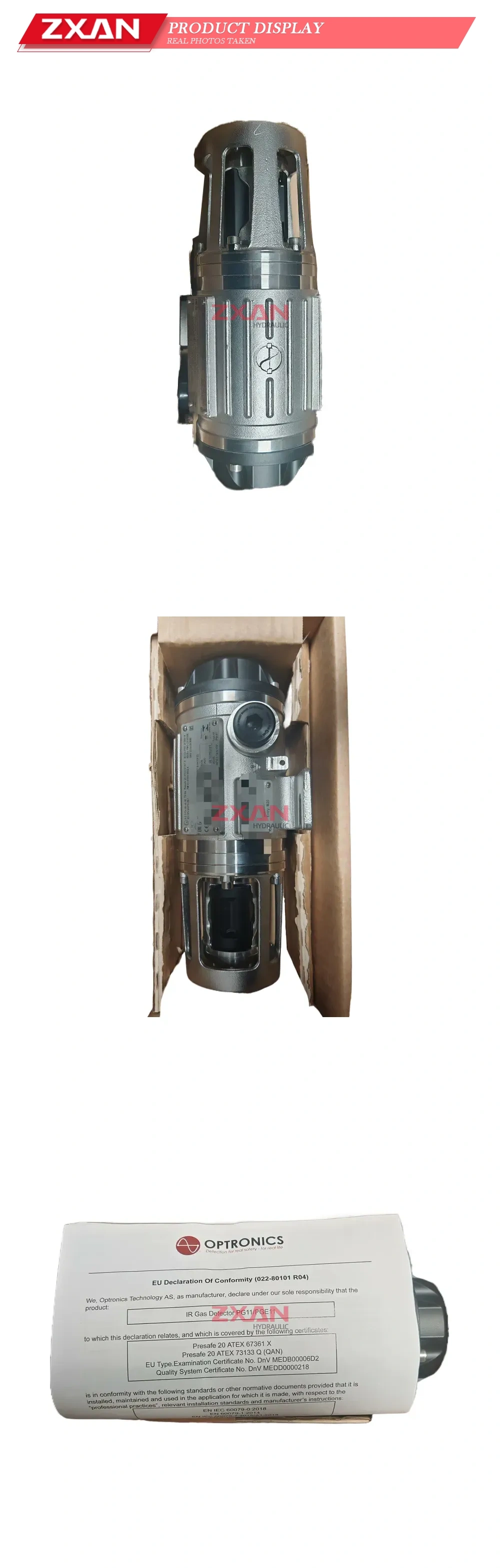 Optronics PG11/PGE11 IR Gas Detector Description