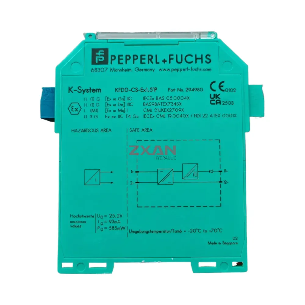 Pepperl+Fuchs KFD0-CS-Ex1.51P Intrinsic Safety Barrier - Isolating Amplifier-img1 Pepperl+Fuchs KFD0-CS-Ex1.51P Intrinsic Safety Barrier / Isolating Amplifier