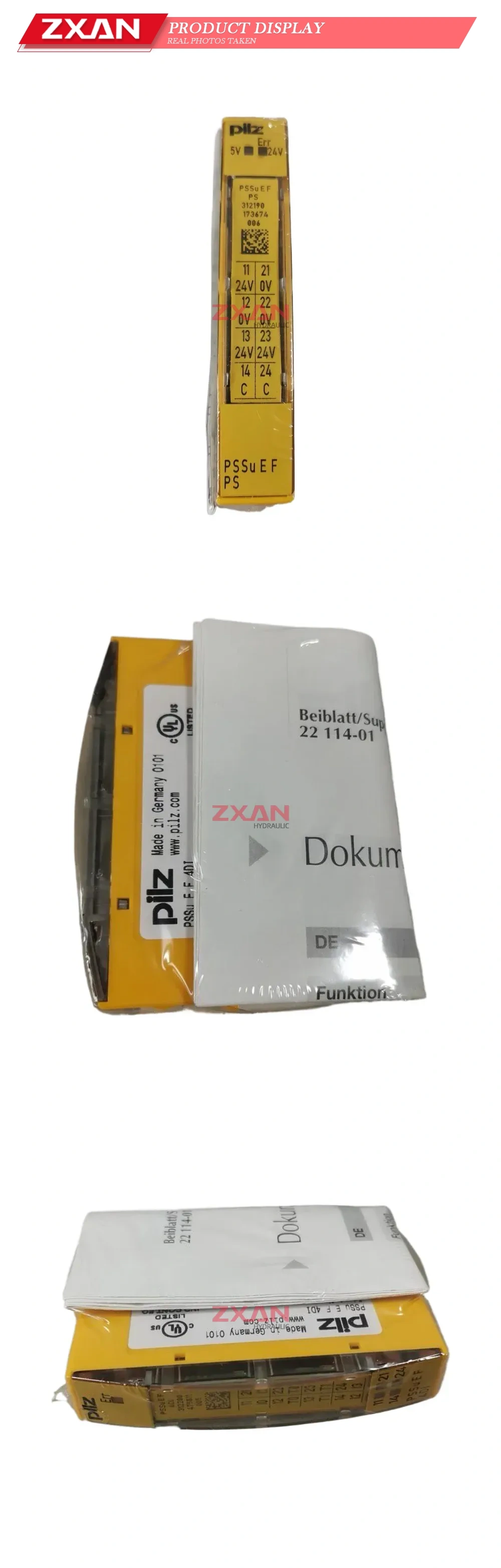 Pilz PSSu E F PS (312190) Safety Bus Power Supply Module Description