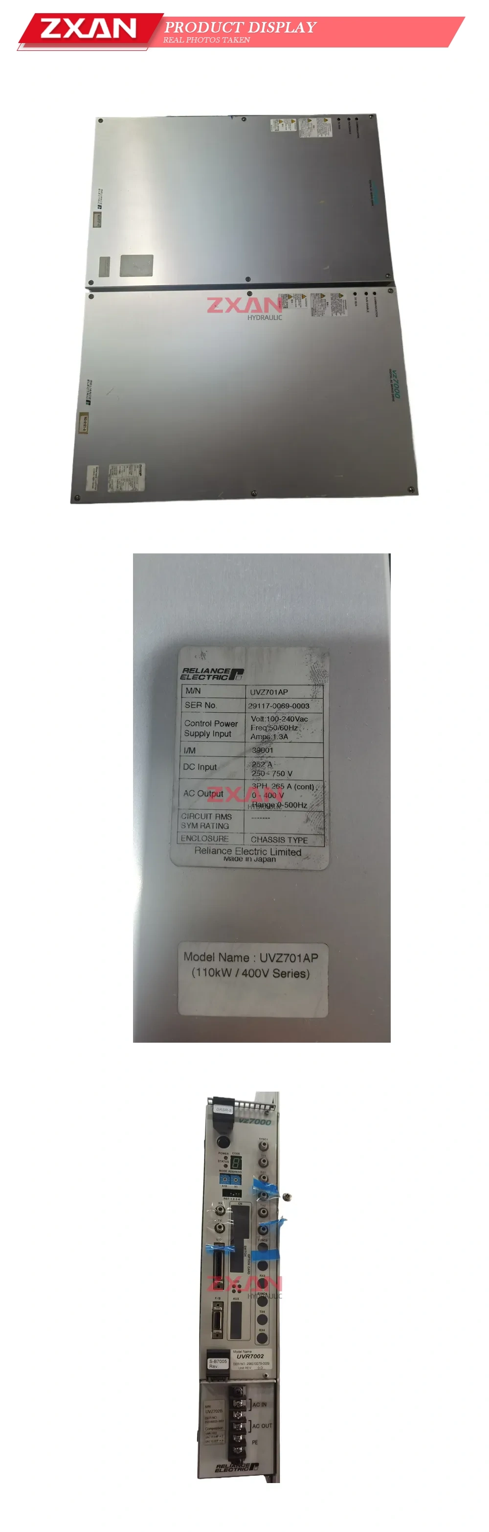 Reliance Electric UVZ701AP AC Drive / Inverter Description