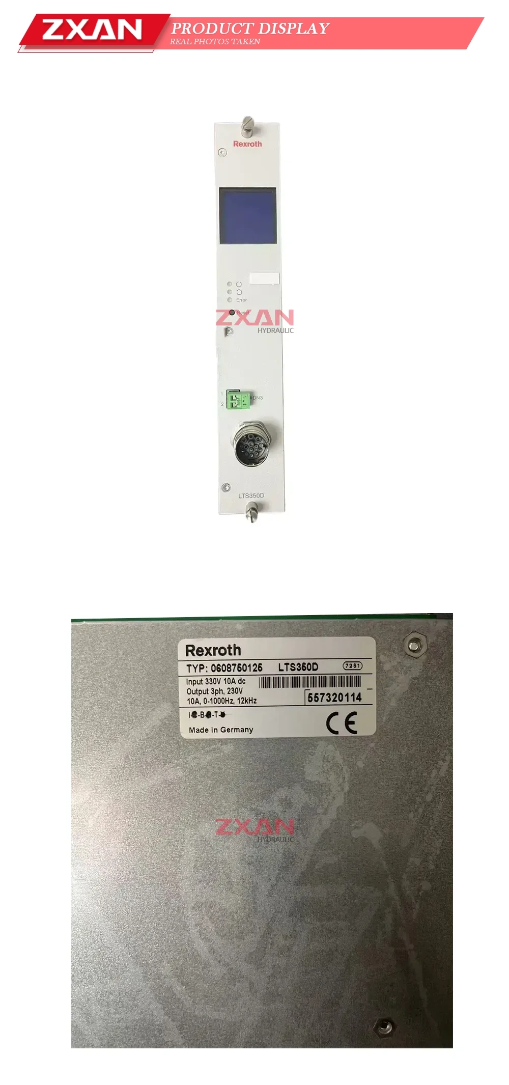 Rexroth 0608750126 LTS360D Servo Drive Module Description