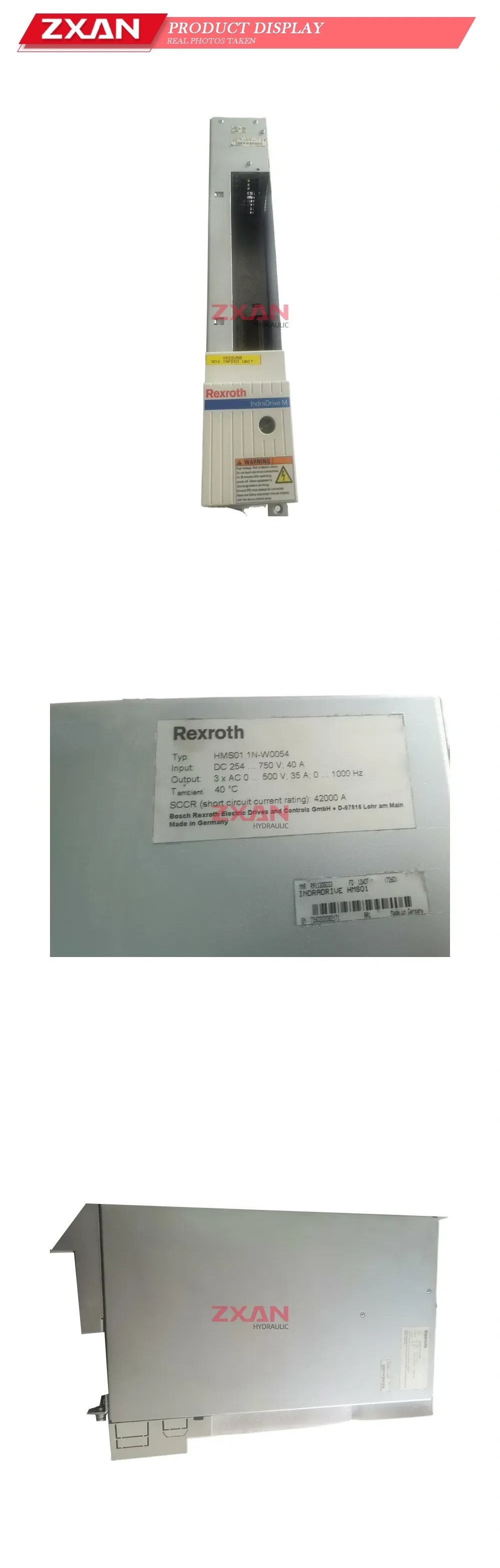 Rexroth HMS01.1N-W0054 Servo Drive Supply Module Description