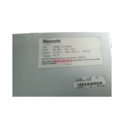 Rexroth HMS01.1N-W0054 Servo Drive Supply Module