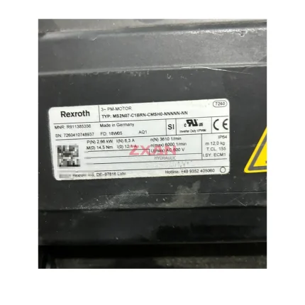 Rexroth MS2N07-C1BRN-CMSH0-NNNNN-NN 3~ PM-MOTOR (Permanent Magnet Motor)
