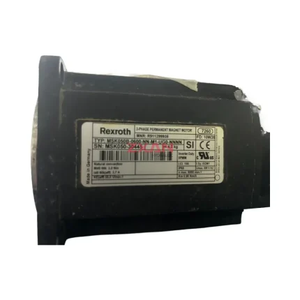 Rexroth MSK050B-0600-NN-M1-UG0-NNNN / MSK050B-0300-NN-M1-UP1-NNNN / MSK050B-0450-NN-S1-UG0-NNNN 3-Phase Permanent Magnet Motor / Synchronous PM Motor