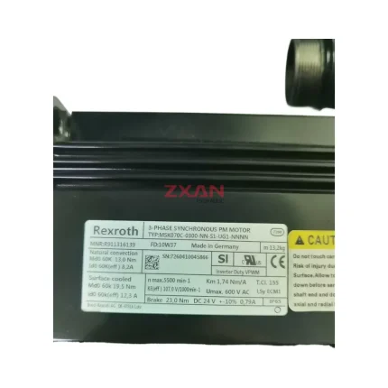 Rexroth MSK070C-0300-NN-S1-UG1-NNNN 3-Phase Synchronous PM Motor