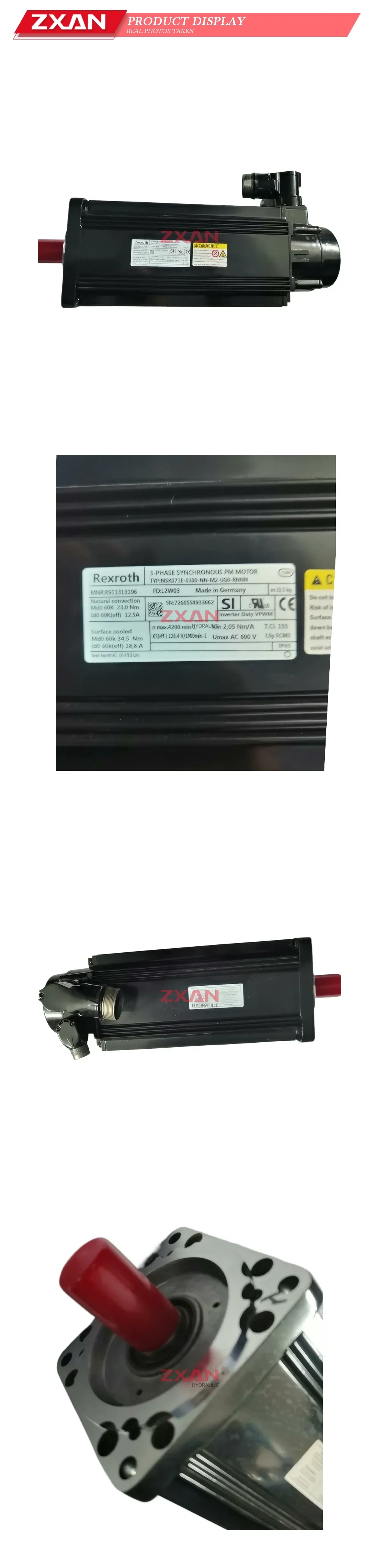Rexroth MSK071E-0300-NN-M2-UG0-RNNN 3-Phase Synchronous PM Motor Description