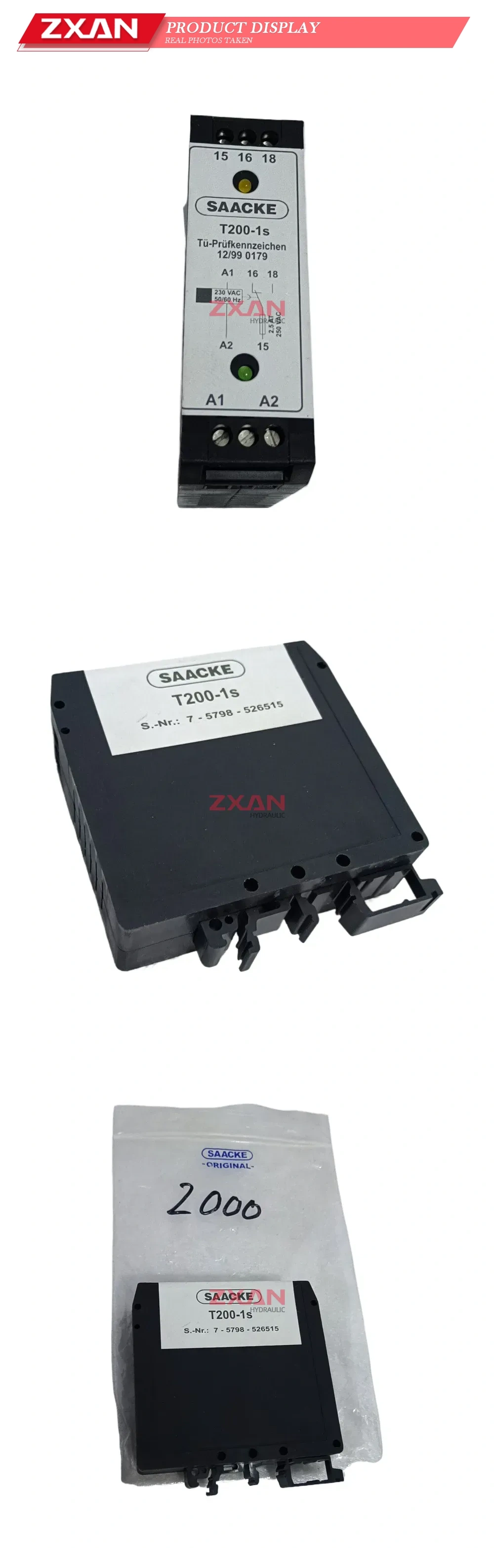SAACKE T200-1s Control Relay Module Description
