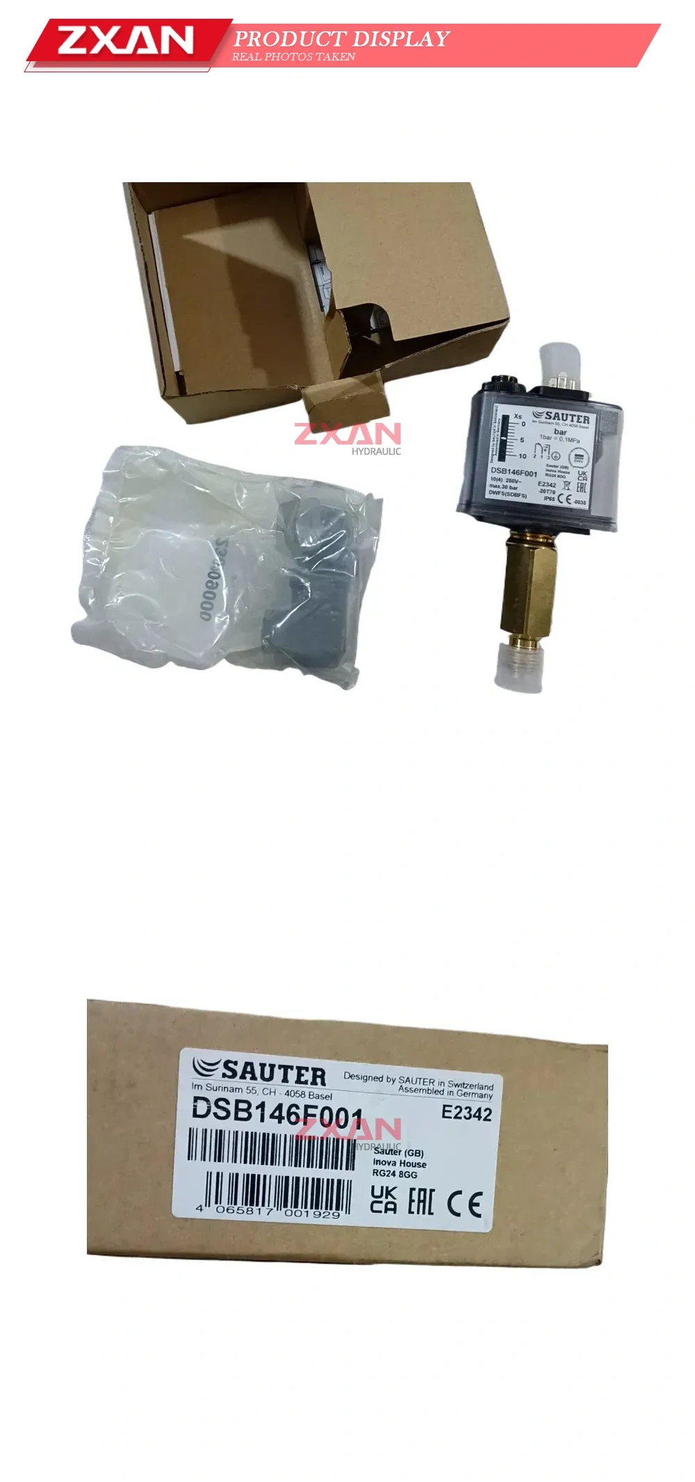 SAUTER DSB146F001 Pressure Switch Description
