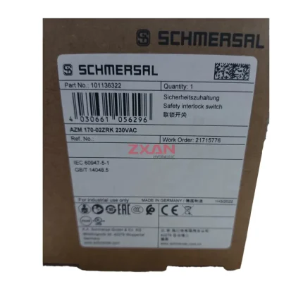 SCHMERSAL AZM 170-02ZRK 230VAC Safety interlock switch