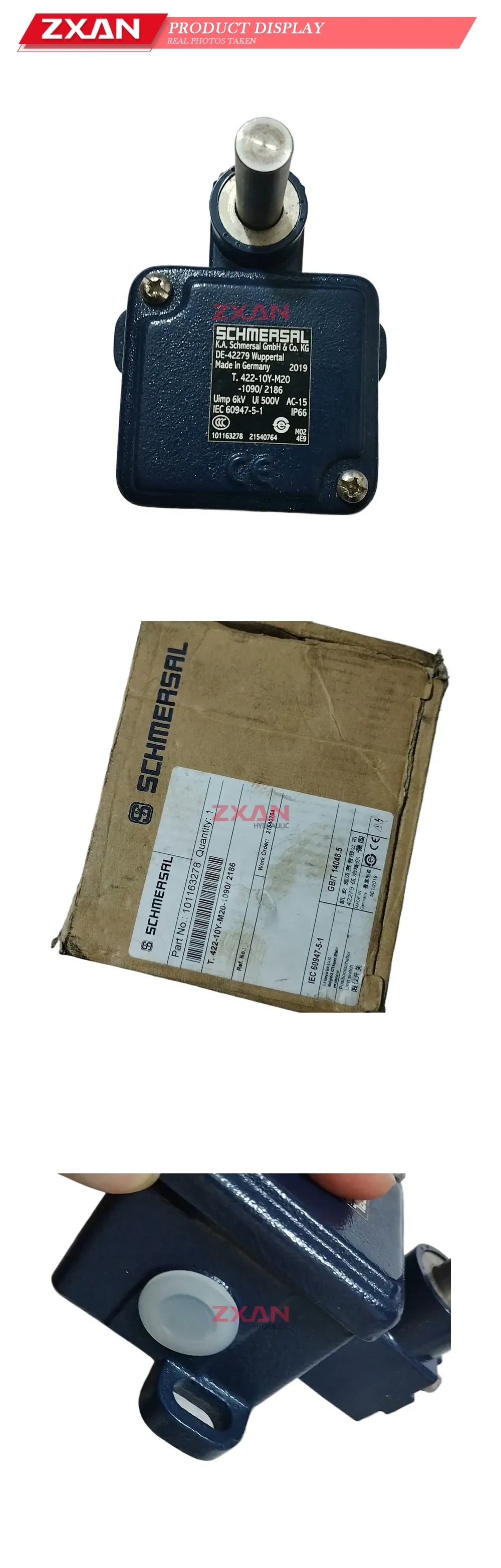 SCHMERSAL T. 422-10Y-M20-1090/2186 Limit Switch Description