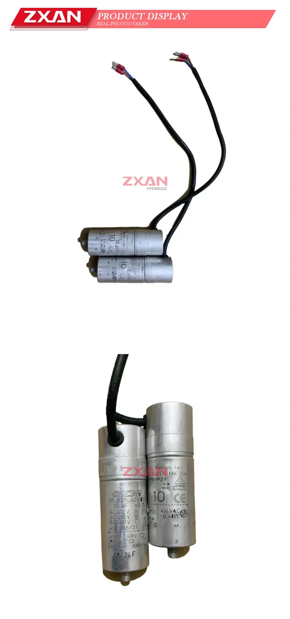 SICAR MLR25L4010035 Motor Run Capacitor Description