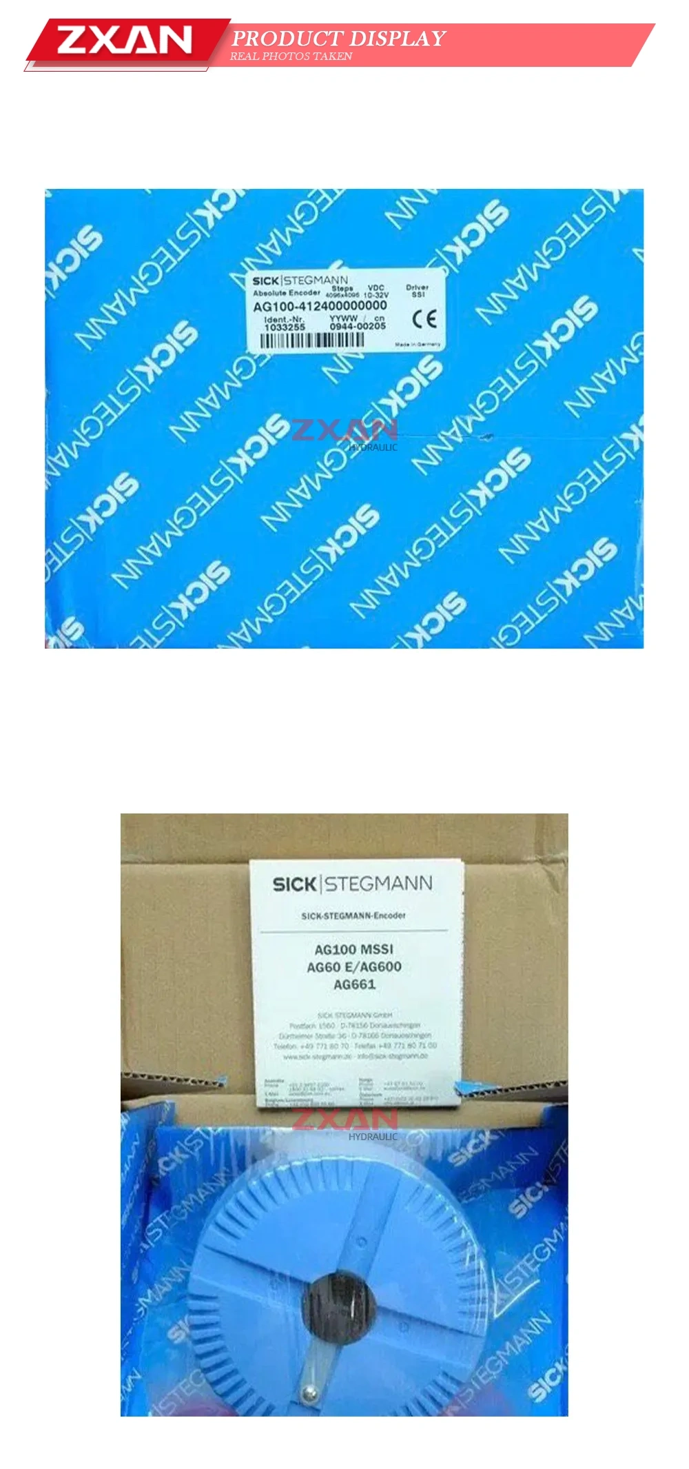 SICK STEGMANN AG100-412400000000 Absolute Encoder Description