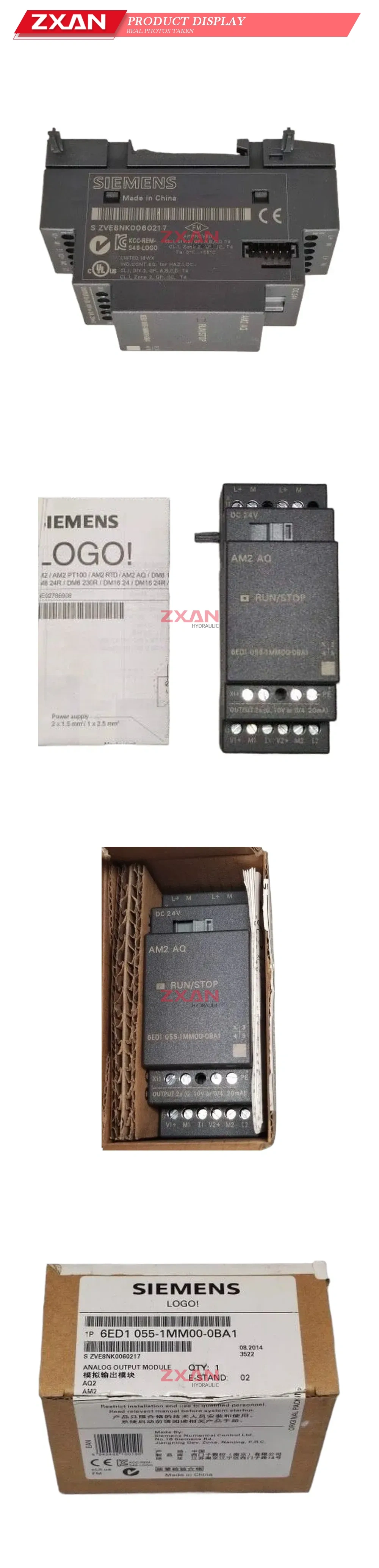 SIEMENS 6ED1 055-1MM00-0BA1 Analog Output Module Description
