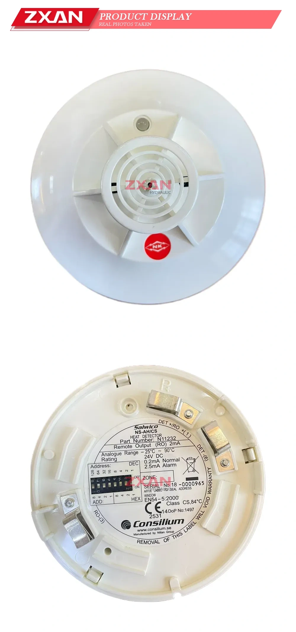 Salwico NS-AHICS Heat Detector Description