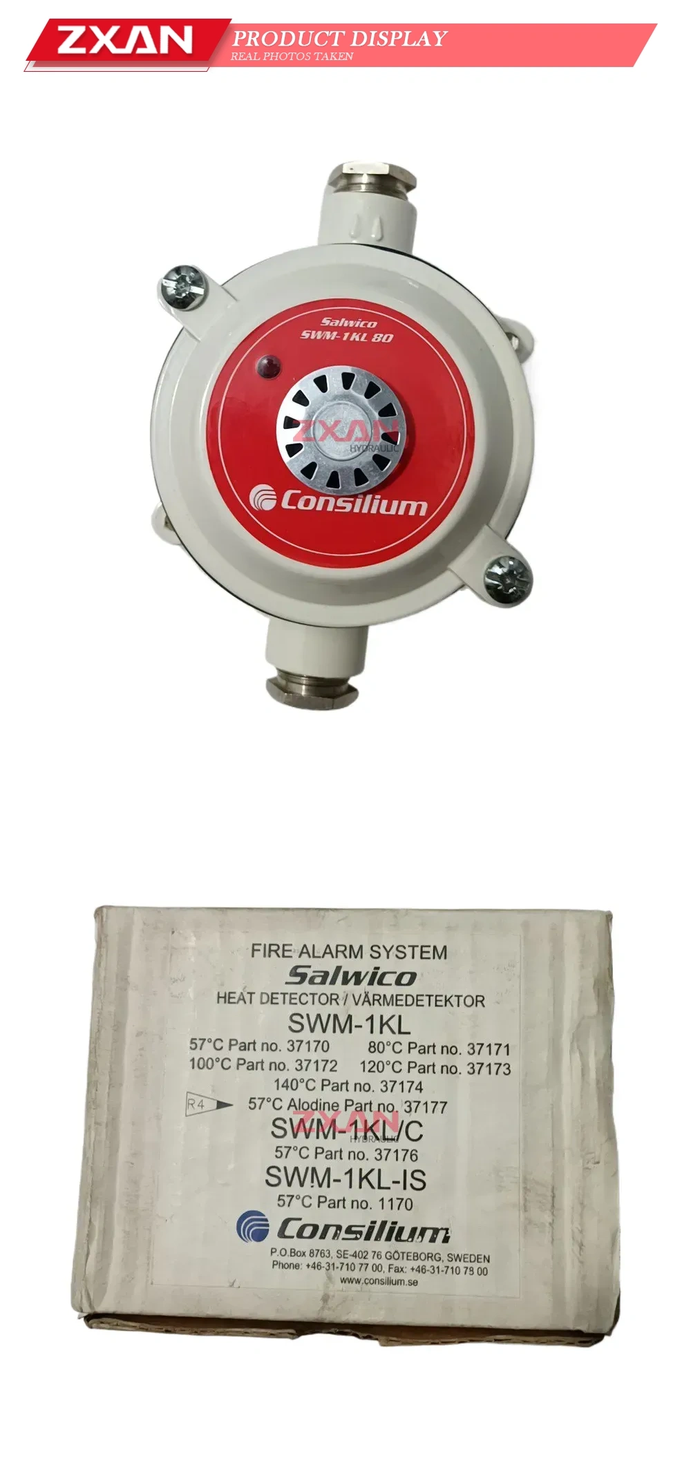 Salwico SWM-1KL 80 Heat Detector Description
