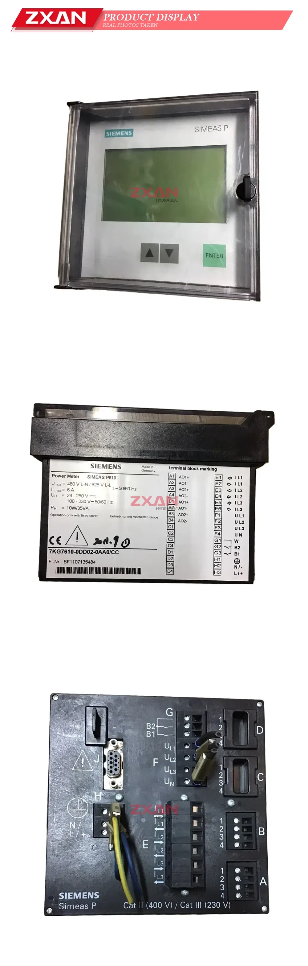 Siemens 7KG7610-0DD02-0AA0/CC Power Meter Description